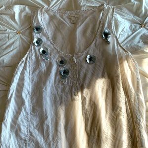 J. Crew sleeveless blouse